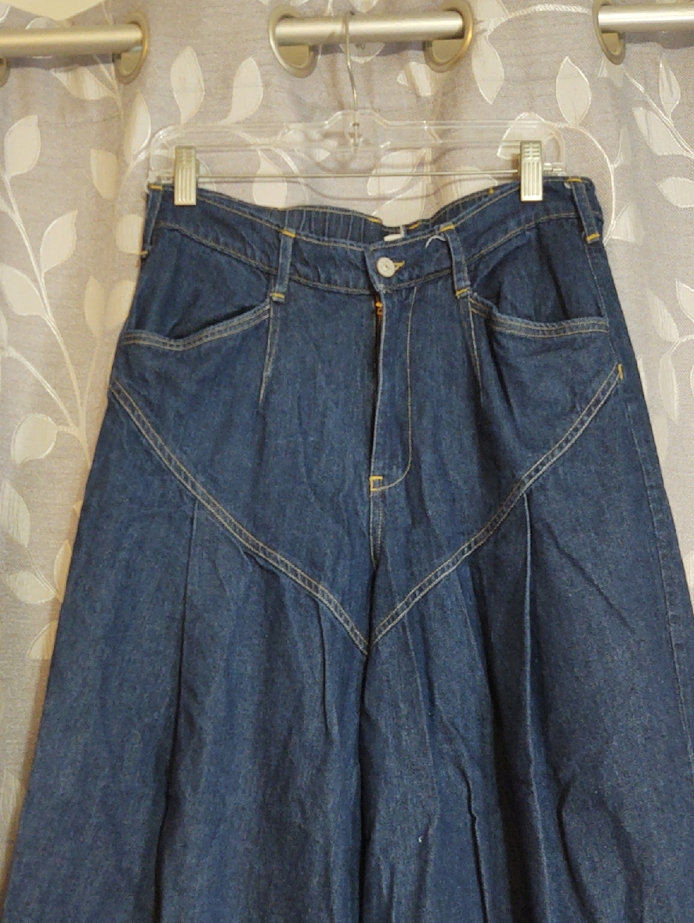 Ivy Jane Wide-Leg Dark Blue Women's Jeans Culottes size M - Picture 2 of 7